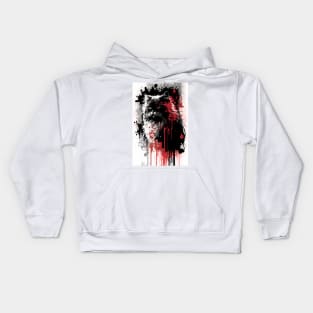 Persian Longhair Portrait Kids Hoodie